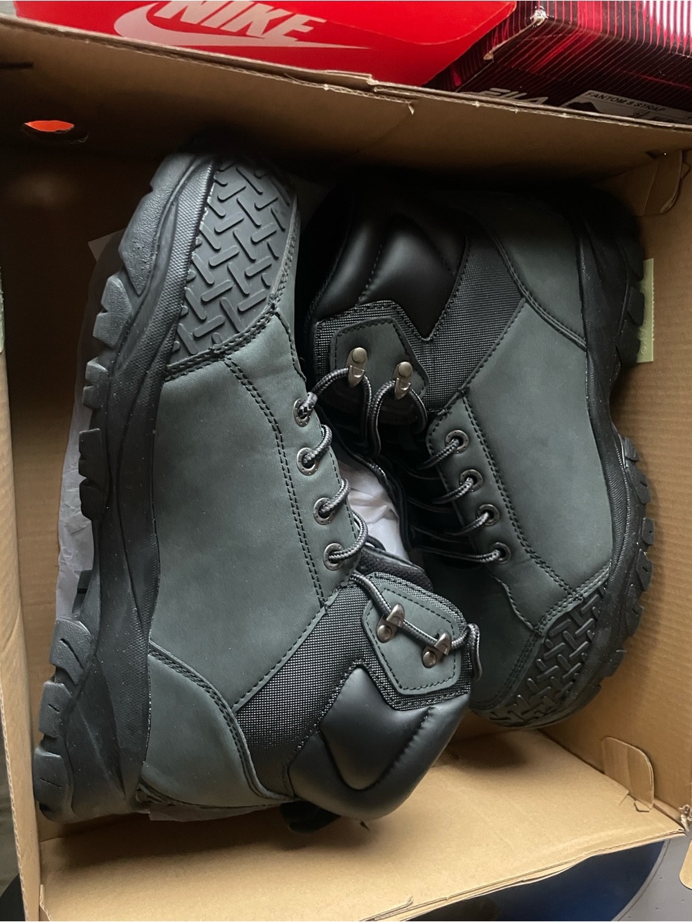 Eddie Bauer Men's Dark Gray Tactical Hiking Boots